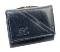Portfel Damski ANDRUS (PL) 10 cm Klamra Skóra Naturalna RFID 11 x 8,5 x 2,5 [cm]