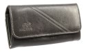 Portfel Damski ANDRUS (PL) Długi Max Na Suwak Skóra Naturalna Licowa Wzór 2 RFID 17 x 9,5 x 3,5 [cm]
