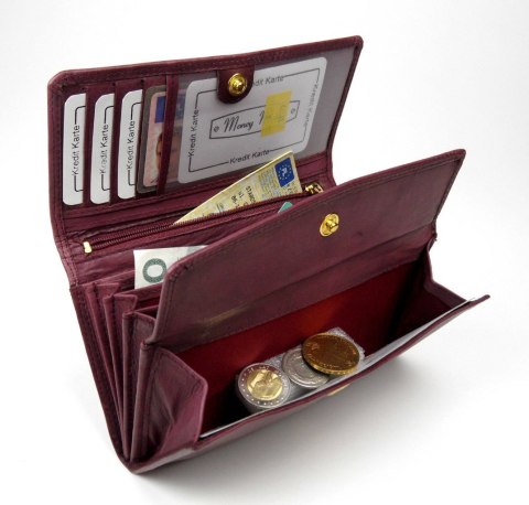 Portfel Damski MONEY MAKER Duży Z Napem Mozaika MM12129B 17x10x3 Portfel Damski MONEY MAKER Duży Z Napem Mozaika MM12129B 17x10x3