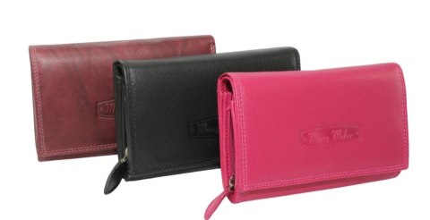 Portfel Damski MONEY MAKER Średni Z Napem 12135B 15,5 x 10 x 4 [cm]