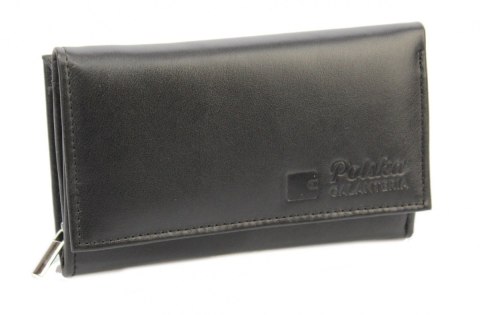 Portfel Damski PolskaGalanteria 13 cm Suwak Skóra Naturalna KP D38 Portfel Damski PolskaGalanteria 13 cm Suwak Skóra Naturalna KP D38