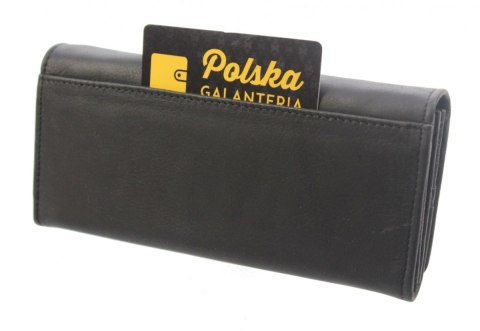 Portfel Damski PolskaGalanteria Długi Max Z Suwakiem Skóra Naturalna CZARNY D13 RFID Portfel Damski PolskaGalanteria Długi Max Z Suwakiem Skóra Naturalna CZARNY D13 RFID