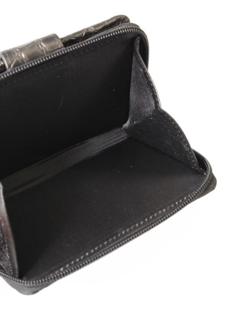 Portfel Damski Skóra Ekologiczna POLSKAGALANTERIA Średni Z Suwakiem Piórnik CZARNY WĄŻ B1 13 x 10 x 3 Portfel Damski Skóra Ekologiczna POLSKAGALANTERIA Średni Z Suwakiem Piórnik CZARNY WĄŻ B1 13 x 10 x 3