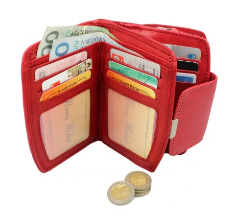 Portfel Damski Skóra Licowa MONEY MAKER 13 cm Suwak Na Zewnątrz Kuferek Wzór I 12126B 13x9x3 Portfel Damski Skóra Licowa MONEY MAKER 13 cm Suwak Na Zewnątrz Kuferek Wzór I 12126B 13x9x3