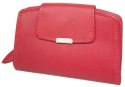 Portfel Damski Skóra Licowa MONEY MAKER 13 cm Suwak Na Zewnątrz Kuferek Wzór I 12126B 13x9x3