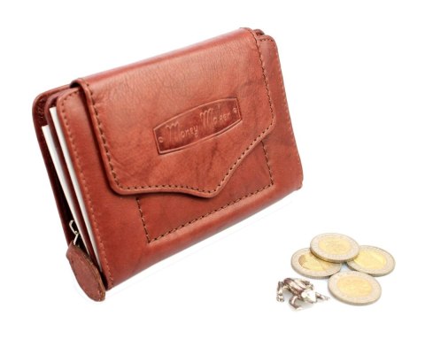 Portfel Damski Skóra Licowa MONEY MAKER 13 cm Suwak Na Zewnątrz RFID Kuferek Wzór II MM528B Portfel Damski Skóra Licowa MONEY MAKER 13 cm Suwak Na Zewnątrz RFID Kuferek Wzór II MM528B
