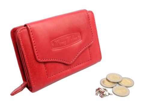 Portfel Damski Skóra Licowa MONEY MAKER 13 cm Suwak Na Zewnątrz RFID Kuferek Wzór II MM528B Portfel Damski Skóra Licowa MONEY MAKER 13 cm Suwak Na Zewnątrz RFID Kuferek Wzór II MM528B