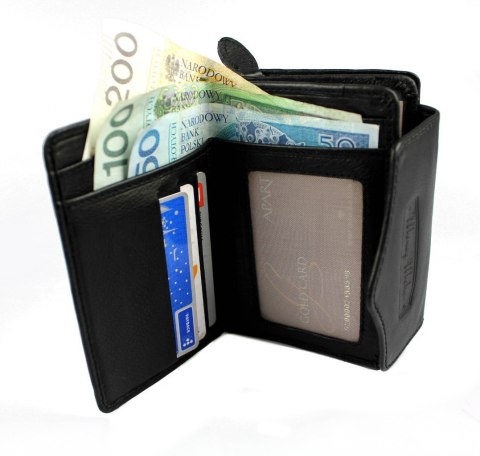 Portfel Damski Skóra Licowa MONEY MAKER 13 cm Suwak Na Zewnątrz RFID Kuferek Wzór II MM528B Portfel Damski Skóra Licowa MONEY MAKER 13 cm Suwak Na Zewnątrz RFID Kuferek Wzór II MM528B