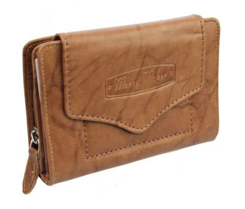 Portfel Damski Skóra Licowa MONEY MAKER 13 cm Suwak Na Zewnątrz RFID Kuferek Wzór II MM528B Portfel Damski Skóra Licowa MONEY MAKER 13 cm Suwak Na Zewnątrz RFID Kuferek Wzór II MM528B