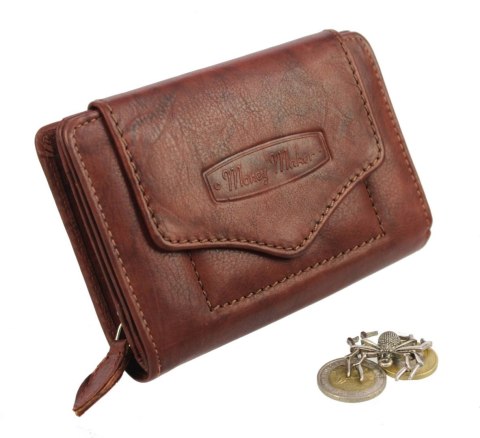 Portfel Damski Skóra Licowa MONEY MAKER 13 cm Suwak Na Zewnątrz RFID Kuferek Wzór II MM528B Portfel Damski Skóra Licowa MONEY MAKER 13 cm Suwak Na Zewnątrz RFID Kuferek Wzór II MM528B