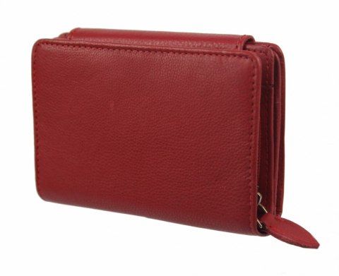 Portfel Damski Skóra Licowa MONEY MAKER 13 cm Suwak Na Zewnątrz RFID Kuferek Wzór II MM528B Portfel Damski Skóra Licowa MONEY MAKER 13 cm Suwak Na Zewnątrz RFID Kuferek Wzór II MM528B