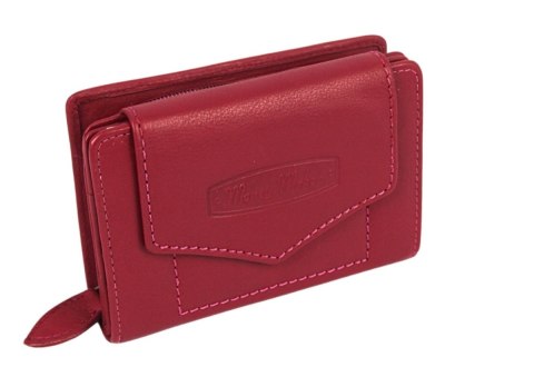 Portfel Damski Skóra Licowa MONEY MAKER 13 cm Suwak Na Zewnątrz RFID Kuferek Wzór II MM528B Portfel Damski Skóra Licowa MONEY MAKER 13 cm Suwak Na Zewnątrz RFID Kuferek Wzór II MM528B