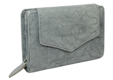Portfel Damski Skóra Licowa MONEY MAKER 13 cm Suwak Na Zewnątrz RFID Kuferek Wzór II MM528B Portfel Damski Skóra Licowa MONEY MAKER 13 cm Suwak Na Zewnątrz RFID Kuferek Wzór II MM528B
