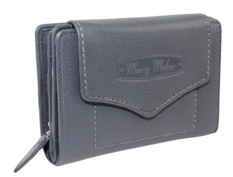 Portfel Damski Skóra Licowa MONEY MAKER 13 cm Suwak Na Zewnątrz RFID Kuferek Wzór II MM528B Portfel Damski Skóra Licowa MONEY MAKER 13 cm Suwak Na Zewnątrz RFID Kuferek Wzór II MM528B
