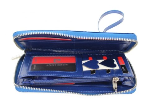 Portfel Damski Skóra Naturalna PIERRE CARDIN Z Suwakiem Piórnik 19 cm Lakierowany 119 Portfel Damski Skóra Naturalna PIERRE CARDIN Z Suwakiem Piórnik 19 cm Lakierowany 119