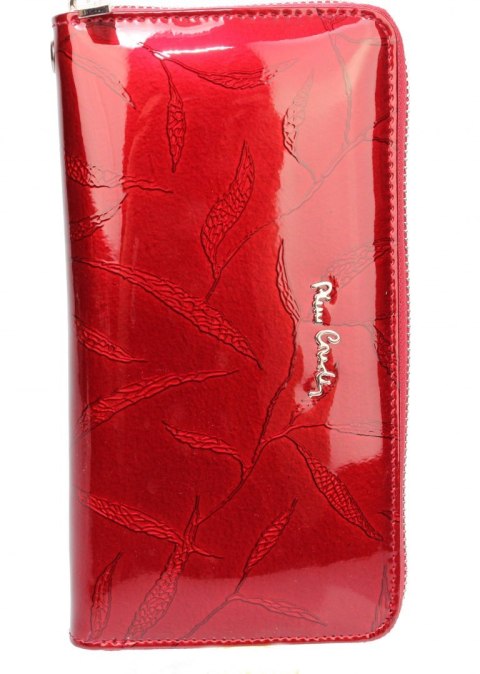 Portfel Damski Skóra Naturalna PIERRE CARDIN Z Suwakiem Piórnik 19 cm Lakierowany 119 Portfel Damski Skóra Naturalna PIERRE CARDIN Z Suwakiem Piórnik 19 cm Lakierowany 119