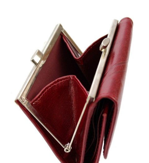 Portfel Damski Skórzany ANDRUS (PL) Klamra Na Zewnątrz Skóra Naturalna RFID 12 x 8,5 x 2,5 [cm]