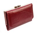 Portfel Damski Skórzany ANDRUS (PL) 14 cm Klamra Skóra Naturalna RIFD 13 x 10 x 3  [cm]