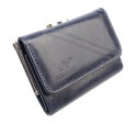 Portfel Damski Skórzany ANDRUS (PL) 14 cm Klamra Skóra Naturalna RIFD 13 x 10 x 3  [cm]