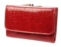Portfel Damski Skórzany ANDRUS (PL) 14 cm Klamra Skóra Naturalna RIFD 13 x 10 x 3  [cm]