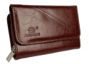 Portfel Damski Skórzany ANDRUS (PL) 14 cm Suwak Skóra Naturalna Wzór II RIFD 14,5 x 9 x 3 [cm]