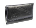 Portfel Damski Skórzany ANDRUS (PL) 14 cm Suwak Skóra Naturalna Wzór II RIFD 14,5 x 9 x 3 [cm]