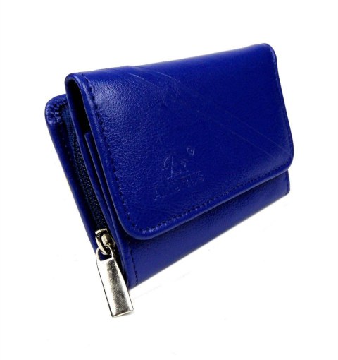 Portfel Damski Skórzany ANDRUS (PL) Skóra Licowa Suwak RIFD 12 x 9 x 3 [cm]