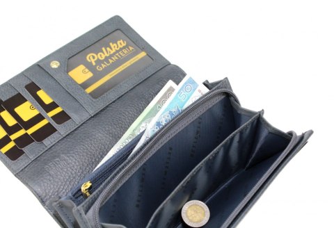 Portfel Damski Skórzany BETLEWSKI (PL) Długi Z Suwakiem Skóra Naturalna BPD-PA-106 RFID Portfel Damski Skórzany BETLEWSKI (PL) Długi Z Suwakiem Skóra Naturalna BPD-PA-106 RFID