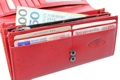 Portfel Damski Skórzany COSSET Długi Suwak Skóra Naturalna 867J Portfel Damski Skórzany COSSET Długi Suwak Skóra Naturalna 867J