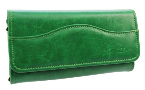 Portfel Damski Skórzany CRIS-POL (PL) Skóra Licowa 16,5 cm Suwak Wewnątrz Portfel Damski Skórzany CRIS-POL (PL) Skóra Licowa 16,5 cm Suwak Wewnątrz
