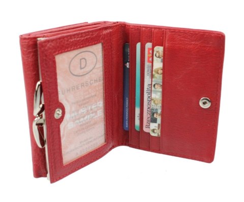 Portfel Damski Skórzany Jennifer Jones 12 cm Klamra I Klapka Skóra Naturalna RFID JJ5234 12 x 9,5 x 2,5 [cm]