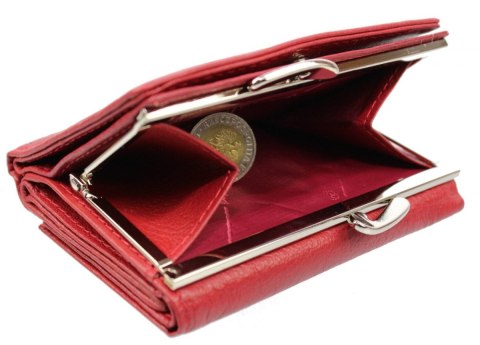 Portfel Damski Skórzany Jennifer Jones 12 cm Klamra I Klapka Skóra Naturalna RFID JJ5234 12 x 9,5 x 2,5 [cm]