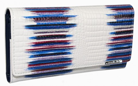 Portfel Damski Skórzany Lakierowany Jennifer Jones Długi Max Z Klamrą 5289-2 18,5 x 9,5 x 3 [cm]