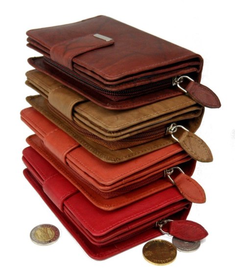 Portfel Damski Skórzany MONEY MAKER Skóra Licowa 13 cm Z Suwakiem Na Zewnątrz MM509B Portfel Damski Skórzany MONEY MAKER Skóra Licowa 13 cm Z Suwakiem Na Zewnątrz MM509B
