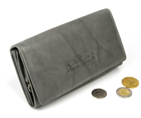 Portfel Damski Skórzany MONEY MAKER Skóra Licowa Długi Suwak Mozaika 12132B 16x9x2,5 Portfel Damski Skórzany MONEY MAKER Skóra Licowa Długi Suwak Mozaika 12132B 16x9x2,5