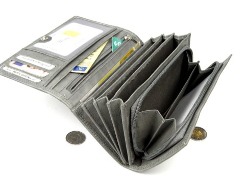 Portfel Damski Skórzany MONEY MAKER Skóra Licowa Długi Suwak Mozaika 12132B 16x9x2,5 Portfel Damski Skórzany MONEY MAKER Skóra Licowa Długi Suwak Mozaika 12132B 16x9x2,5