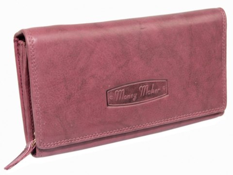 Portfel Damski Skórzany MONEY MAKER Skóra Licowa Długi Suwak Mozaika 12132B 16x9x2,5 Portfel Damski Skórzany MONEY MAKER Skóra Licowa Długi Suwak Mozaika 12132B 16x9x2,5