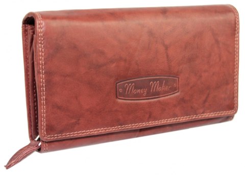 Portfel Damski Skórzany MONEY MAKER Skóra Licowa Długi Suwak Mozaika 12132B 16x9x2,5 Portfel Damski Skórzany MONEY MAKER Skóra Licowa Długi Suwak Mozaika 12132B 16x9x2,5