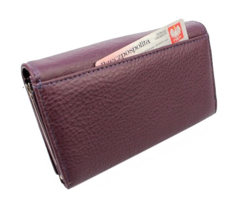 Portfel Damski Skórzany MONEY MAKER Skóra Licowa Duży Z Klamrą MM5285 15,5x9,5x3 Portfel Damski Skórzany MONEY MAKER Skóra Licowa Duży Z Klamrą MM5285 15,5x9,5x3
