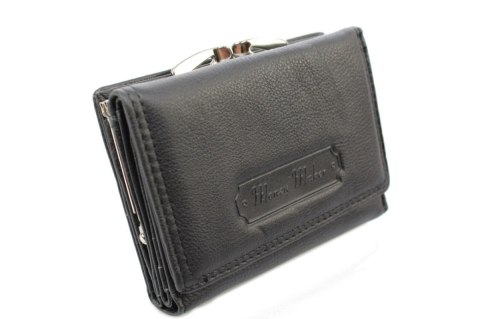 Portfel Damski Skórzany Money Maker 12 cm Klamra I Klapka Skóra Naturalna MM5234 Portfel Damski Skórzany Money Maker 12 cm Klamra I Klapka Skóra Naturalna MM5234