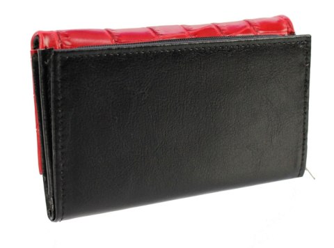 Portfel Damski Skórzany PolskaGalanteria 15 cm Suwak Skóra Naturalna KP D1411 Lakierowany Przód Portfel Damski Skórzany PolskaGalanteria 15 cm Suwak Skóra Naturalna KP D1411 Lakierowany Przód