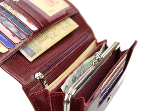 Portfel Damski WILMAR (PL) Długi Max Klamra Skóra Włoska WIL_P19K Portfel Damski WILMAR (PL) Długi Max Klamra Skóra Włoska WIL_P19K