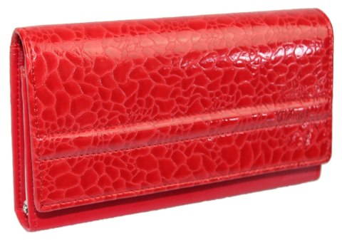 Portfel Damski WILMAR (PL) Klamra 16 cm Skóra Włoska Z Kartami P15 Ozdobna Nitka RFID Portfel Damski WILMAR (PL) Klamra 16 cm Skóra Włoska Z Kartami P15 Ozdobna Nitka RFID