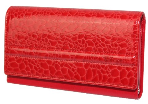 Portfel Damski WILMAR (PL) Klamra 16 cm Skóra Włoska Z Kartami P15 Ozdobna Nitka RFID Portfel Damski WILMAR (PL) Klamra 16 cm Skóra Włoska Z Kartami P15 Ozdobna Nitka RFID