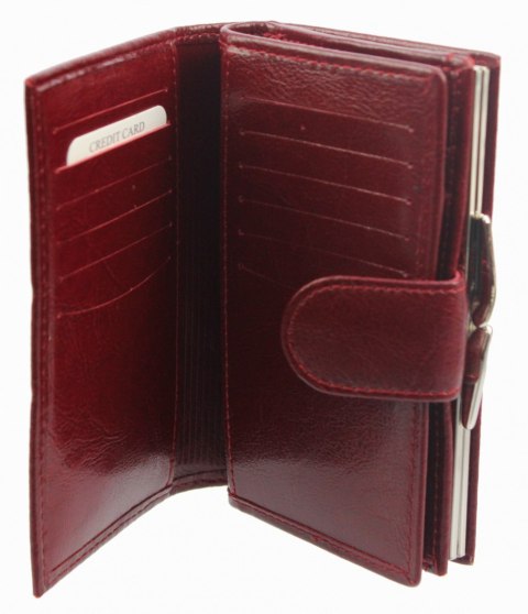 Portfel Damski Z.RICARDO Skóra Naturalna Licowa Uniwersalny Na Zapinkę Klamra na Zewnątrz 15 cm ZR093 Portfel Damski Z.RICARDO Skóra Naturalna Licowa Uniwersalny Na Zapinkę Klamra na Zewnątrz 15 cm ZR093