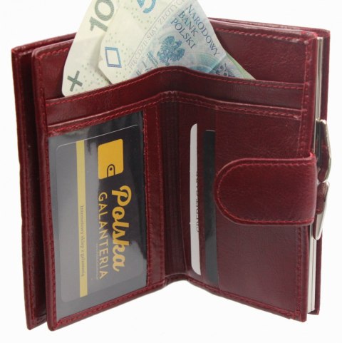 Portfel Damski Z.RICARDO Skóra Naturalna Licowa Uniwersalny Na Zapinkę Klamra na Zewnątrz 15 cm ZR093 Portfel Damski Z.RICARDO Skóra Naturalna Licowa Uniwersalny Na Zapinkę Klamra na Zewnątrz 15 cm ZR093