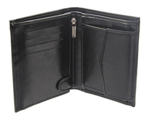 Portfel Męski ANDRUS (PL) Skóra Włoska Duży Pionowy Bez Zapięcia Jedno Skrzydełko 13 x 10 x 2,5 [cm]