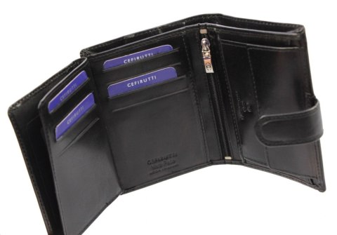 Portfel Męski Cefirutti Duży Pionowy Z Zapinką Skóra Naturalna RFID 7680278-9 RF Portfel Męski Cefirutti Duży Pionowy Z Zapinką Skóra Naturalna RFID 7680278-9 RF