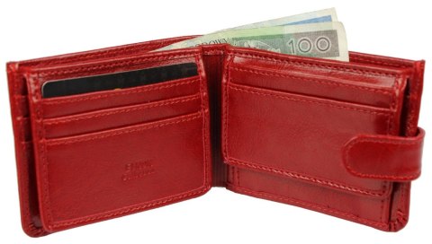 Portfel Męski ELKOR (PL) Skóra Licowa Poziomy Z Zapięciem EL135 Portfel Męski ELKOR (PL) Skóra Licowa Poziomy Z Zapięciem EL135