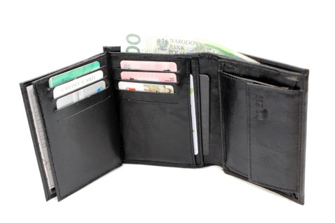 Portfel Męski PolskaGalanteria Skóra Naturalna Duży Pionowy Bez Zapięcia Dwa Skrzydełka Duża Kieszeń Na Bilon RFID KP852 Portfel Męski PolskaGalanteria Skóra Naturalna Duży Pionowy Bez Zapięcia Dwa Skrzydełka Duża Kieszeń Na Bilon RFID KP852